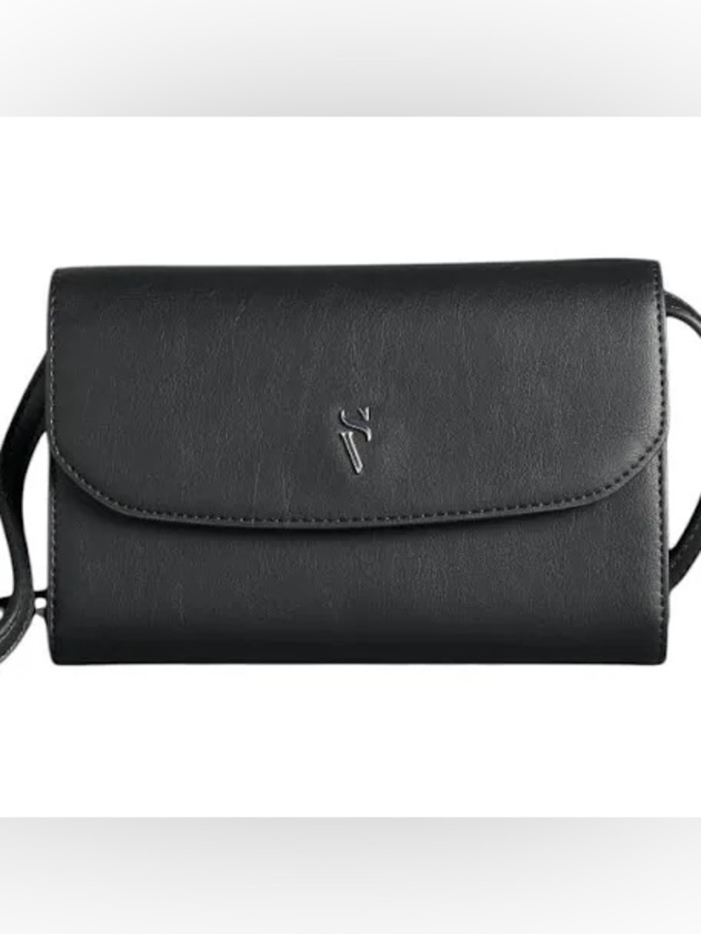 Simply Vera Vera Wang Black Crossbody Wallet Bag